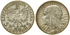 Polonia, 5 zloty, 1933, Varsavia