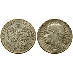 Pologne, 5 zlotys, 1934, Varsovie
