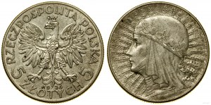 Polonia, 5 zloty, 1934, Varsavia