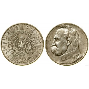 Pologne, 5 zlotys, 1934 S, Varsovie
