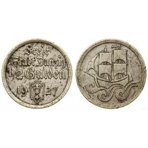 Poľsko, 1/2 gulden, 1927, Berlín