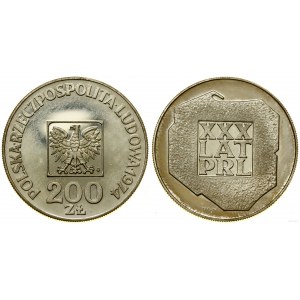 Polonia, 200 zloty, 1974, Varsavia