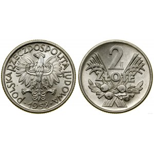 Polska, 2 złote, 1958, Warszawa