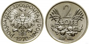 Poland, 2 zloty, 1970, Warsaw