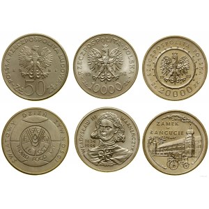 Polonia, serie di 3 monete, Varsavia