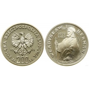 Pologne, 200 zloty, 1981, Varsovie