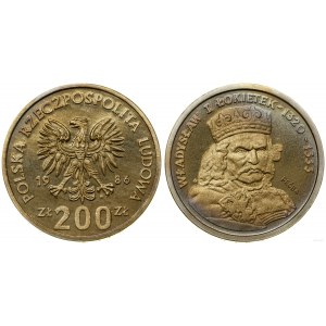 Polonia, 200 zloty, 1986, Varsavia