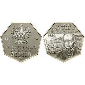 Polsko, 300 000 PLN, 1994, Varšava