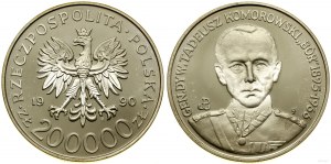Pologne, 200.000 PLN, 1990, Varsovie