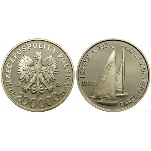 Poľsko, 200.000 PLN, 1991, Varšava