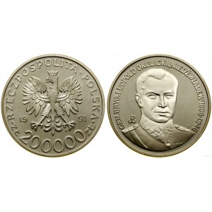 Polska, 200.000 złotych, 1991, Warszawa