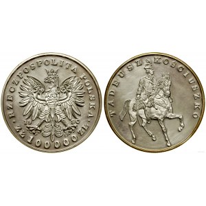 Polska, 100.000 złotych, 1990, Solidarity Mint (USA)