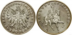 Poľsko, 100 000 zlotých, 1990, Solidarity Mint (USA)