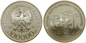 Pologne, 100.000 PLN, 1991, Varsovie