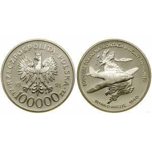 Pologne, 100.000 PLN, 1991, Varsovie