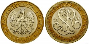 Pologne, 20.000 PLN, 1991, Varsovie