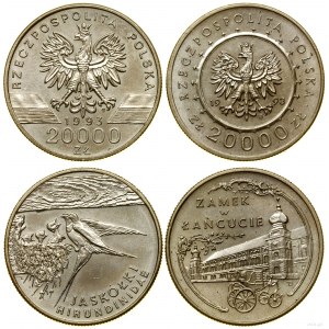 Polska, zestaw: 2 x 20.000 złotych, 1993, Warszawa