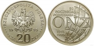 Pologne, 20 zloty, 1995, Varsovie