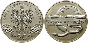 Polsko, 20 zlotých, 2003, Varšava