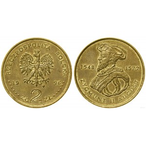 Pologne, 2 zlotys, 1996, Varsovie