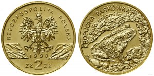 Pologne, 2 zlotys, 1998, Varsovie