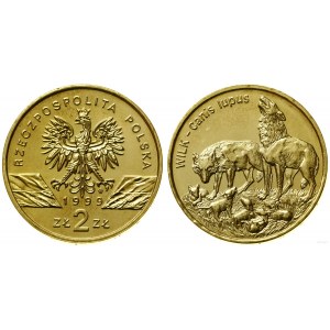 Pologne, 2 zlotys, 1999, Varsovie