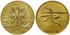 Poland, 2 zloty, 2003, Warsaw