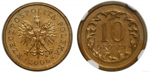 Polonia, 10 groszy, 2006, Varsavia