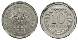 Polonia, 10 groszy, 2006, Varsavia