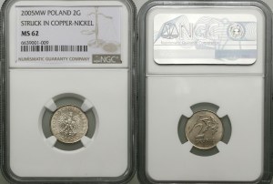 Polonia, 2 grosze, 2005, Varsavia