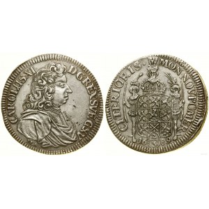 Pomořansko, 2/3 tolaru (gulden), 1689 ILA, Štětín