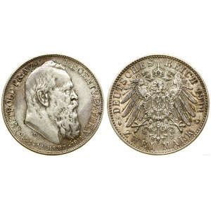 Německo, 2 marky, 1911 D, Mnichov