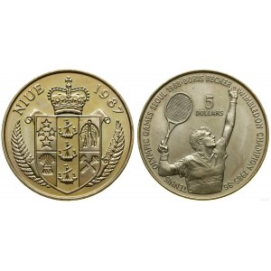 Niue, 5 dolarów, 1987