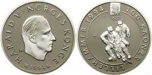 Norvège, 100 couronnes, 1992, Kongsberg