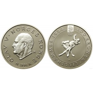 Norway, 100 kroner, 1991, Kongsberg