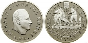 Norsko, 50 korun, 1993, Kongsberg
