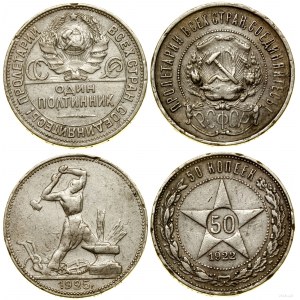 Russland, Los 3 Münzen, Leningrad (St. Petersburg)