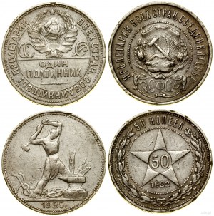 Rusko, šarže 3 mincí, Leningrad (Petrohrad)