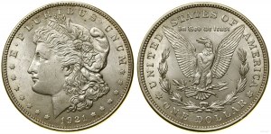 Spojené státy americké (USA), dolar, 1921, Philadelphia