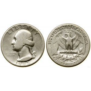 Spojené státy americké (USA), 1/4 dolaru, 1932 D, Denver