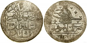 Turecko, yuzluk (2 1/2 piastry), 15. rok vlády = 1804 n. l.