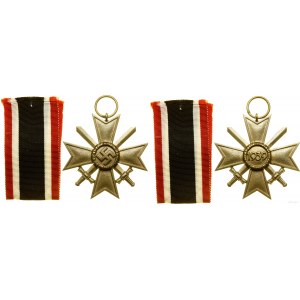 Nemecko, Kríž za vojnové zásluhy 2. triedy s mečmi (Kriegsverdienstkreuz mit Schwerten 2. Klasse), 1939-1945