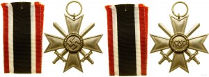 Germania, Croce al merito di guerra di 2a classe con spade (Kriegsverdienstkreuz mit Schwerten 2. Klasse), 1939-1945