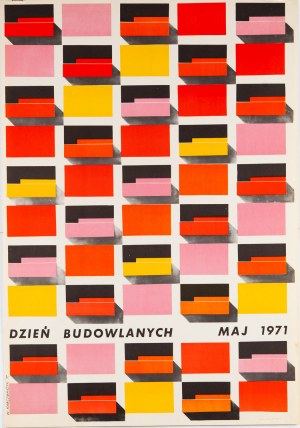 Entwurf von Włodzimierz KARCZMARZYK (geb. 1930), Builders' Day, 1971