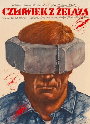Entwurf Rafał OLBIŃSKI (geb. 1943), Mann aus Eisen, 1981