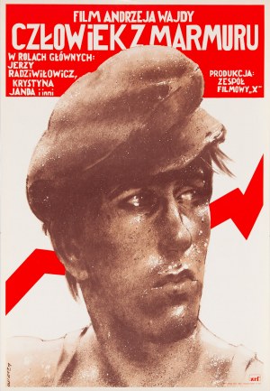 proj. Waldemar ŚWIERZY (1931-2013), Der Mann aus Marmor, WDA-Verlag, 1977