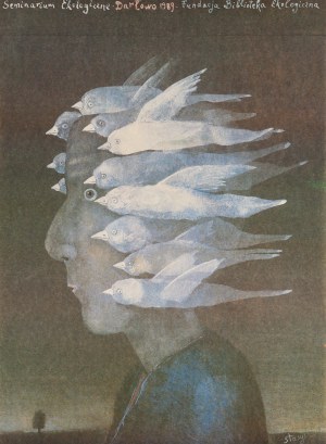 proj. Stasys EIDRIGEVICIUS (b. 1949), Ecological Seminar - Darlowo 1989