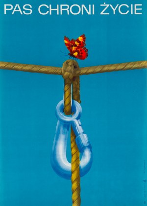 A. BROŻEK, Belt protects life, 1977.