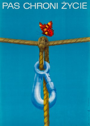 A. BROŻEK, La ceinture protège la vie, 1977