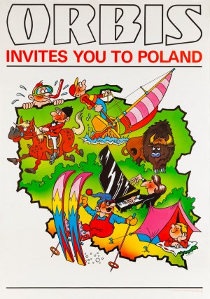 Edward LUTCZYN (b. 1947), Orbis. Invites you to Poland